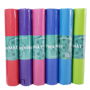 Tapete Yoga Colores PVC 6mm con Bolsa