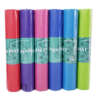 Tapete Yoga Colores PVC 6mm con bolsa