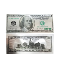Billete Plástico 100 dólares