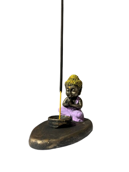 Porta Incienso Buda Poliresina 9cm
