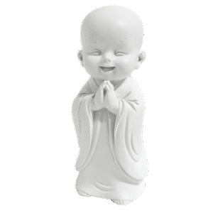 Buda Blanco de Pie Poliresina Surtido