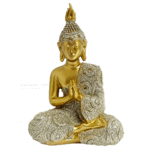 Buda-Namaste-Dorado-Poliresina-item-1628 Buda Namaste Dorado Poliresina 14.5cm
