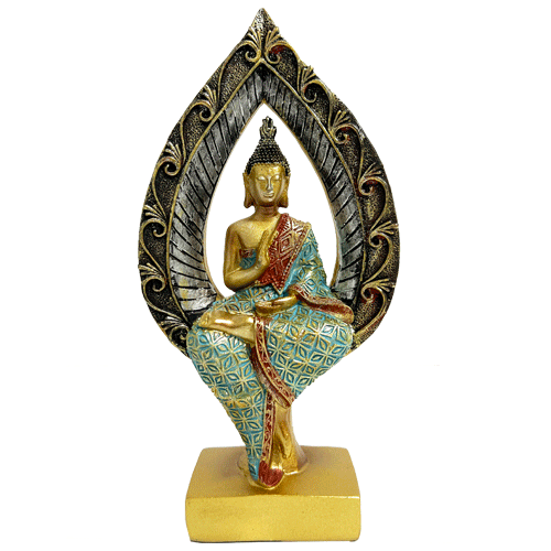 Buda Sentado Poliresina 20.5cm