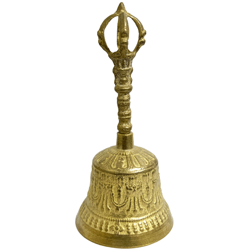 Campana Mesa Gravada Metal 16cm