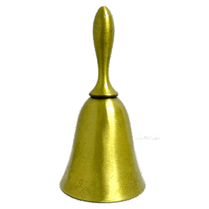 Campana Mesa Lisa Dorada Metal 10cm item 6018 Campana Mesa Lisa Dorada Metal 10cm