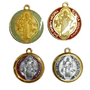 Dije San Benito Zamak 2cm - Item 7020 Dije San Benito Zamak 2cm