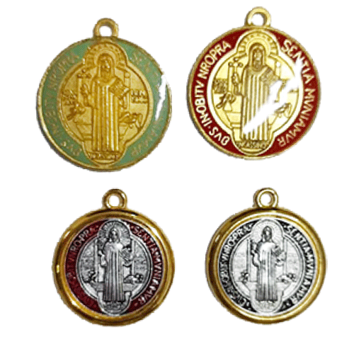 Dije San Benito Zamak  2cm