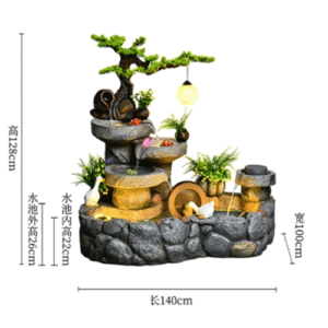 Fuente-Jardin-Chino-Poliresina-128cm-item-1133 Fuente Jardin Chino Poliresina 128cm