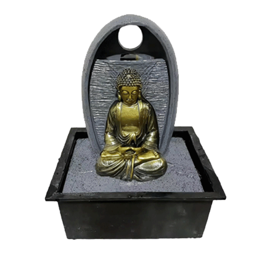 Fuente Pared Buda Poliresina 29cm