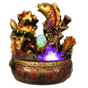 Fuente-Pez-Koi-Color-Poliresina-32cm-item-1102 Fuente Pez Koi Color Poliresina 32cm