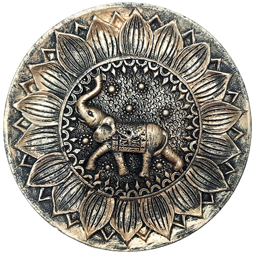 Porta Incienso Redondo Poliresina 10cm