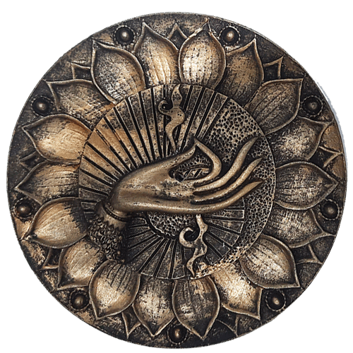 Porta Incienso Redondo Poliresina 10cm