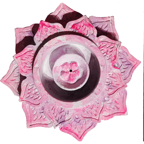 Porta Incienso Redondo Poliresina 10cm