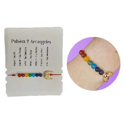 Pulsera 7 Arcangeles Ala
