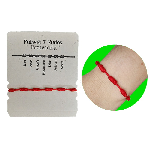 Pulsera Proteccion 7 Nudos