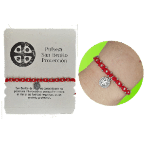 Pulsera San Benito Tejida Mostacilla